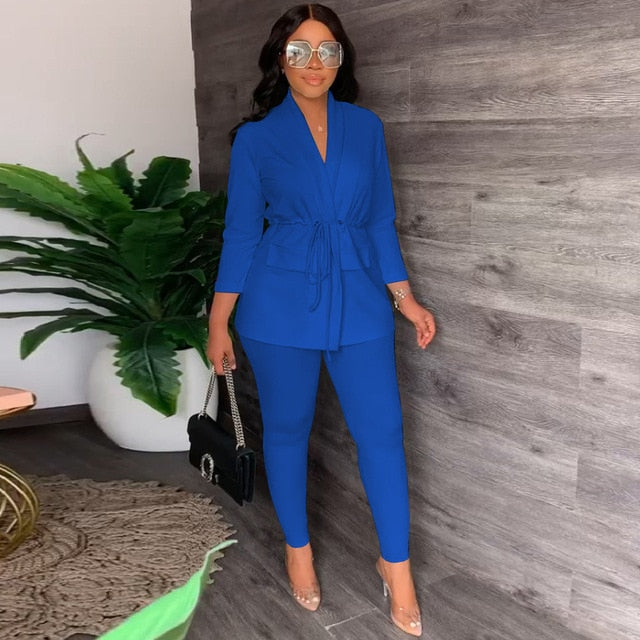 Shamika Two-piece Suit Set