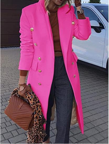 Faith Double Breasted Long Blazers