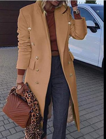 Faith Double Breasted Long Blazers