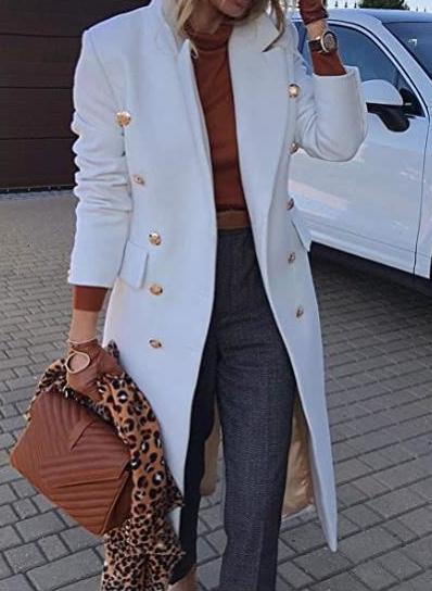 Faith Double Breasted Long Blazers