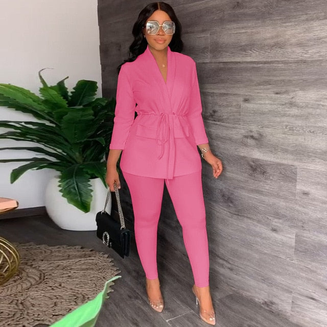 Shamika Two-piece Suit Set