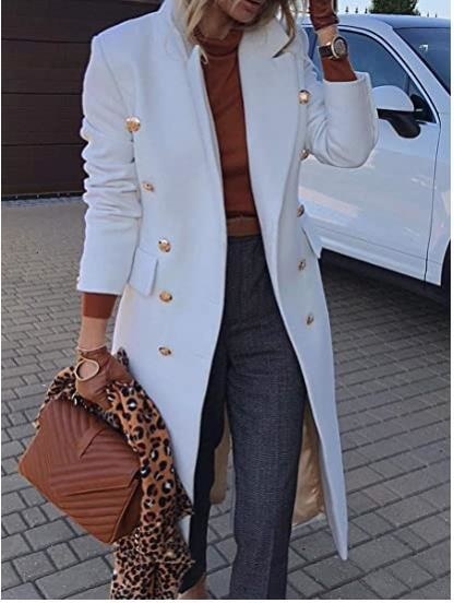 Faith Double Breasted Long Blazers
