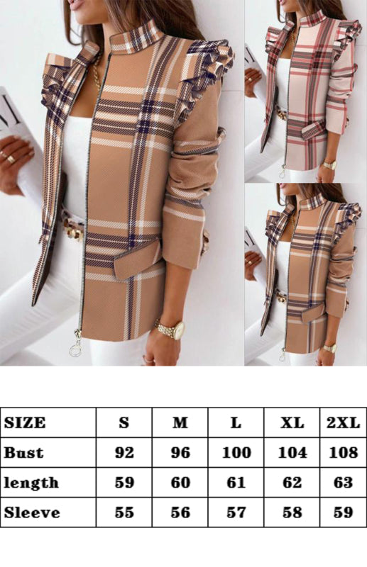Becki Long Sleeve Printed Coat