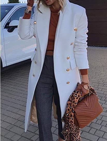 Faith Double Breasted Long Blazers