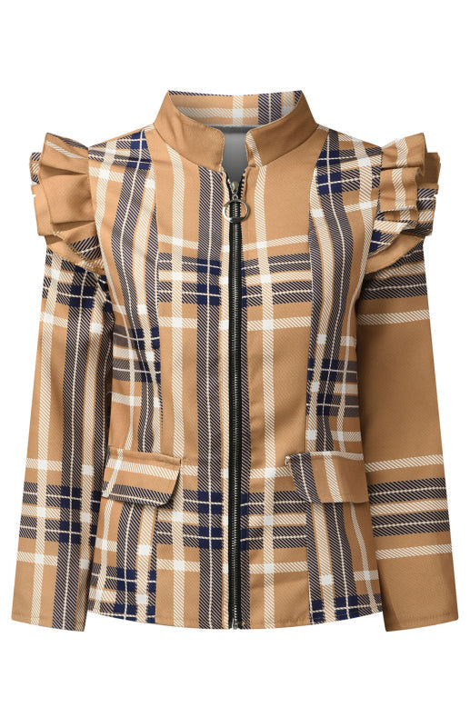 Becki Long Sleeve Printed Coat