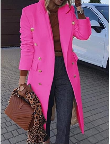 Faith Double Breasted Long Blazers