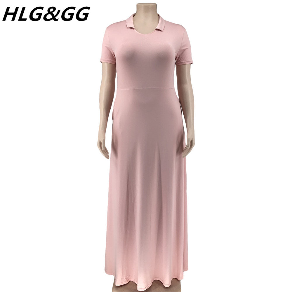 Aneika A-Line Long Plus Size Dress