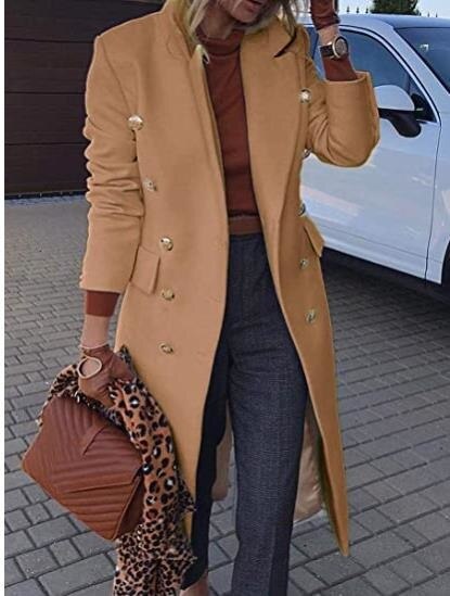 Faith Double Breasted Long Blazers