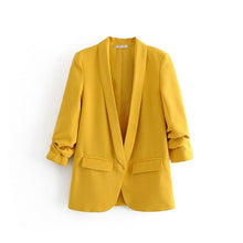 Load image into Gallery viewer, Emilia Notched Collar Blazer Coat

