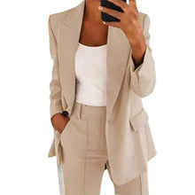 Load image into Gallery viewer, Mora Solid Color Blazer Long Sleeve
