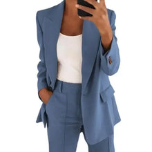 Load image into Gallery viewer, Mora Solid Color Blazer Long Sleeve
