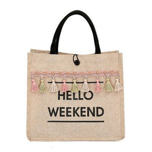 Load image into Gallery viewer, Hello Weekend Bag

