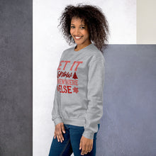 Load image into Gallery viewer, LET IT SNOW GRAPHIC SWEATSHIRT
