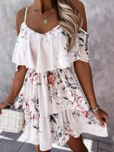 Load image into Gallery viewer, Amy Off Shoulder Floral Mini Dress

