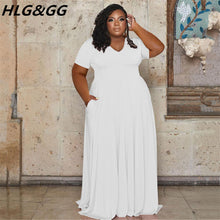 Load image into Gallery viewer, Aneika A-Line Long Plus Size Dress
