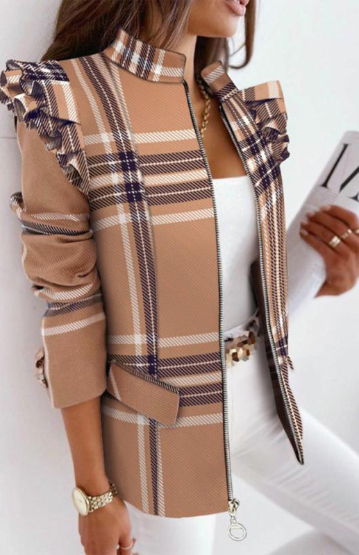Becki Long Sleeve Printed Coat