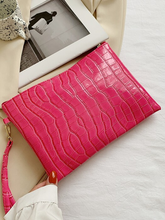 Load image into Gallery viewer, BLAKE CROC EMBOSSED CLUTCH BAG

