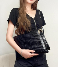Load image into Gallery viewer, BROOK CROC EMBOSSED CLUTCH BAG

