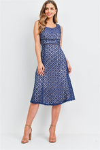 Load image into Gallery viewer, BRYAR NAVY DRESS
