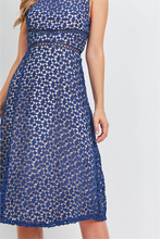 Load image into Gallery viewer, BRYAR NAVY DRESS
