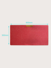 Load image into Gallery viewer, Ciara Red Non-slip Felt Mouse Pad
