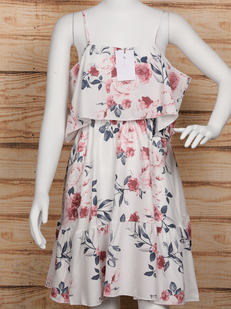 Amy Off Shoulder Floral Mini Dress
